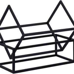 Bogreol, sort, H32x27x38 cm