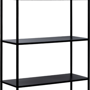 Arne, Reol, Sort, Metal (H: 154 x B: 75 cm.)