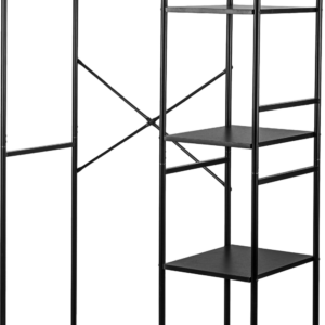 Chicago, Reol, Sort, Metal (H: 170 x B: 100 cm.)