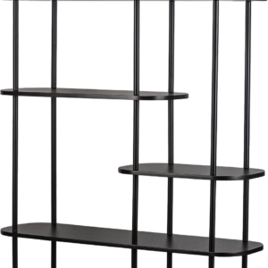 Goteborg, Reol, Sort, Metal (H: 169 x B: 100 cm.)