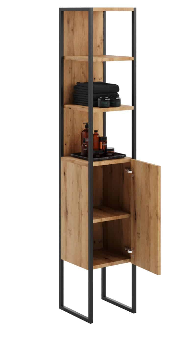 AURA badeværelsespiedestal, højde 180 cm, bredde 33 cm, dybde 33 cm