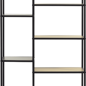 Opbevaringsreol Nordique Design Altino i vild eg/stål 146x35x80 cm